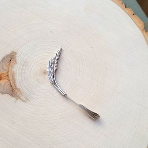 Vintage Biagi Silvertone Wheat Stick Pin